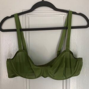 Cuup 36D Grass Balconette Bra Mesh